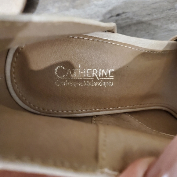 Catherine Malandrino Sand Vegan Alice D' Orsay Open Toe Sandal Women's SZ 10 - Picture 3 of 8